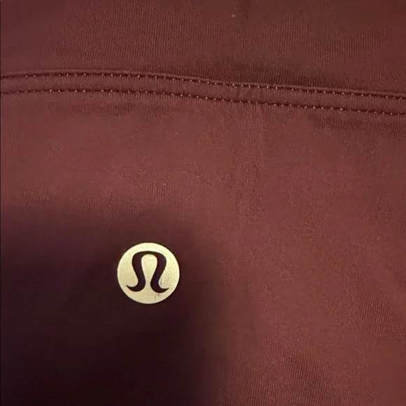 lululemon athletica Tap Women's Burgundy and Black Sports Bra - Picture 3 of 6
